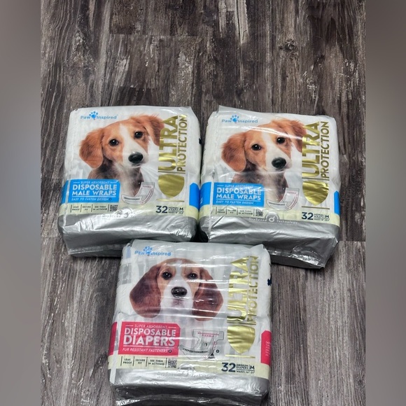 Disposable Male Dog Diapers - Picture 1 of 3